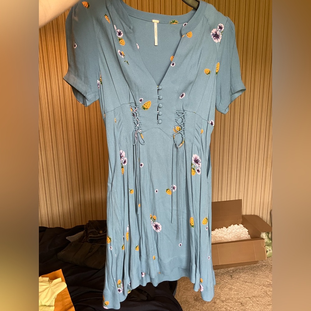 Free People Blue Sundress
